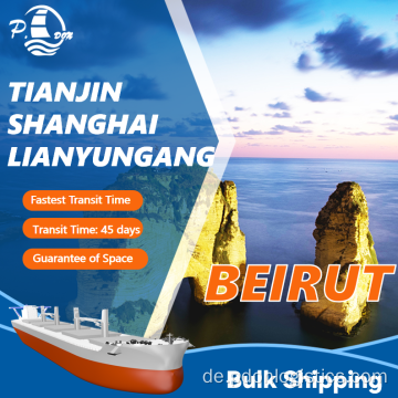 Bulkschifffahrt von Tianjin nach Beirut